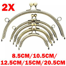 2pcs Vintage Purse Clasp Frame Metal Bag Kiss Clasp Lock Purse Frame Bag Making