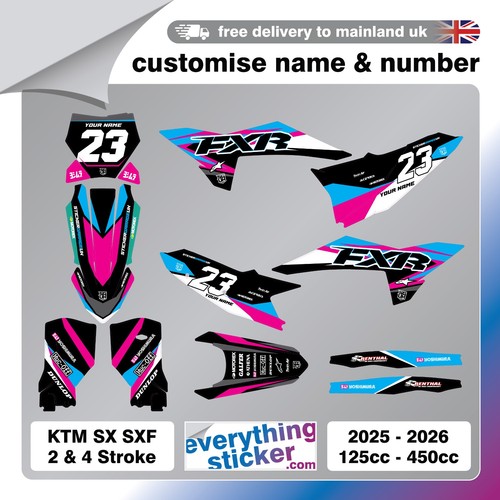 Custom ktm graphics kit - ktm,
