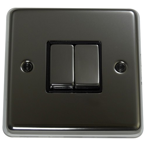 Black nickel light - black, plug