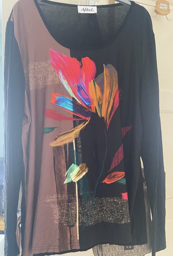 Ladies top size16 - top, black