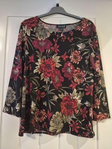 Saloos womens top floral - -,