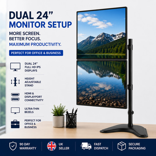 Vertical dual dell - dual, u2419h