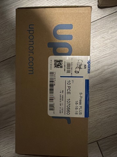 Uponor press plus 16mm tee - s,