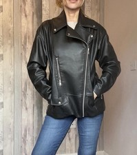 H&M Faux Leather Biker Jacket