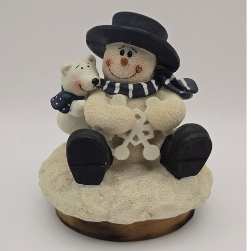 Candle topper snowman polar - topper,