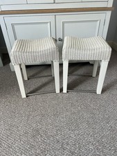 Neptune Montague Collection Slate Grey Lloyd Loom Stools (Pair)