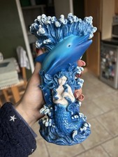 Mermaid & Dolphin Sculpture