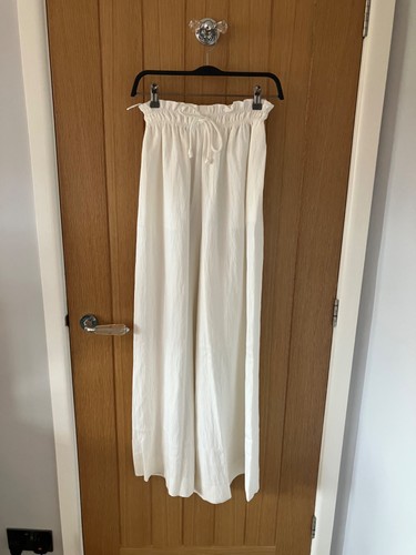 Bnwt zara oyster white palazzo - bnwt,