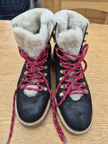 Boden leather ankle - boots, size