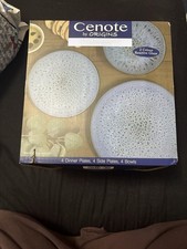 12 Piece Navy dinner set