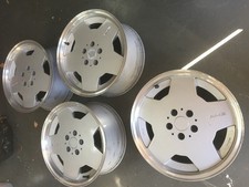 Rare Genuine AMG Monoblock Aero Wheels 17" 8J ET11 W124 W126 W116 R129 Hammer