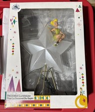 DISNEY STORE TINKER BELL LIGHT UP CHRISTMAS TREE TOPPER Tinkerbell