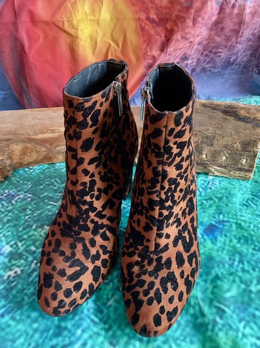 Topshop leopard print ankle - leopard,