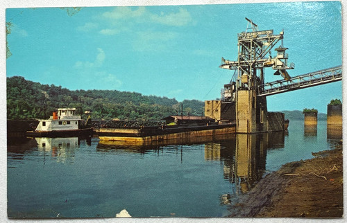 Vintage ohio river huntington - vintage,
