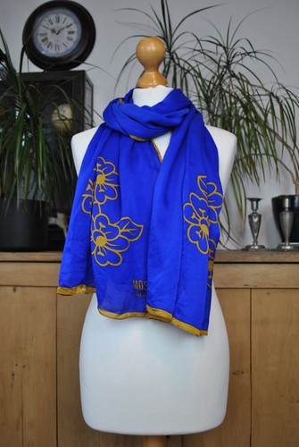 Moschino royal blue mustard - moschino,