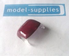 Corgi 307 Jaguar E type reproduction plastic canopy with maroon painted roof