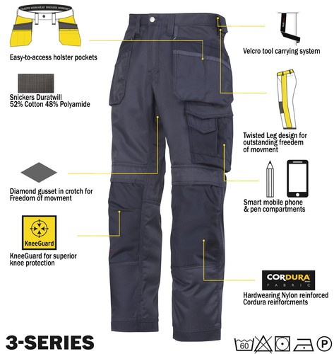 Snickers trousers 3212 - snickers,
