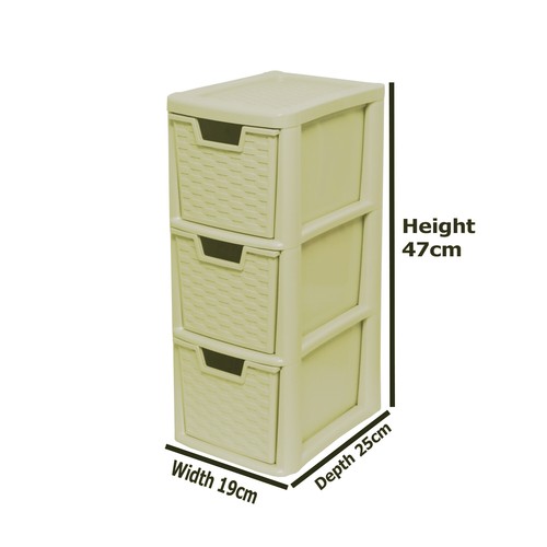 Tier rattan style medium 3 - 3,