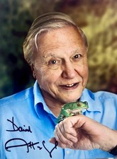 David Attenborough Hand Signed