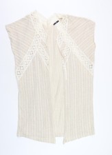 Womens UK Size S Zara Beige