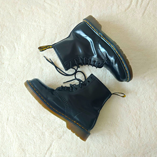 Martens 1460 black - black, leather