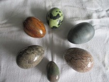 Vintage Marble - Stone - Onyx Eggs x 6