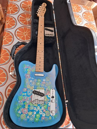Fender blue flower telecaster - flower,