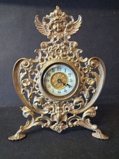 Antique Brass Cased Mantel