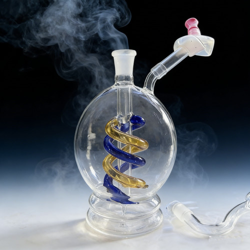 Coil glass bong - 4.5",