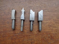 Vintage Mixed  Leatherworking  Glazing  Iron Heads  X 4    BUSM Co     Dilley