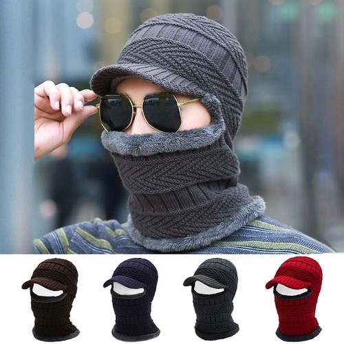 Warm ring scarf knitted - ring,