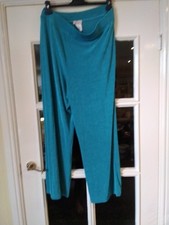 Joanna Hope turquoise wide  leg  trousers  size 26