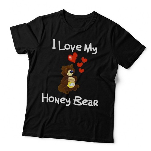Love honey bear hearts - bear,