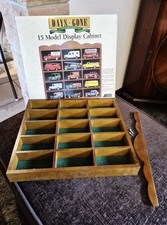 Vintage, Wooden, Wall Hanging Collectors Display, Days-Gone Model Cabinet, Boxed