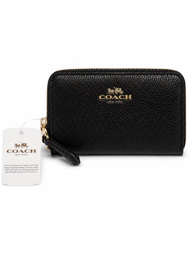 New coach double zipper black - double,