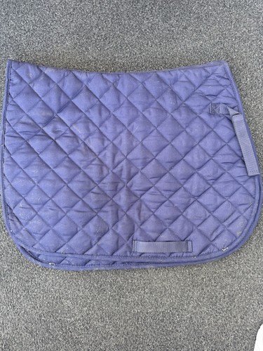 Navy saddle pad cob full - navy,