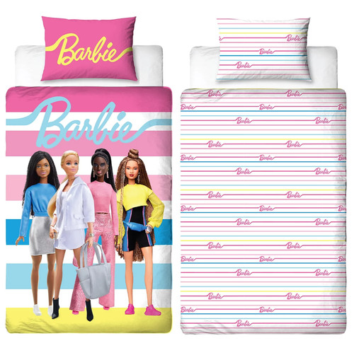 Barbie single polycotton duvet - single,
