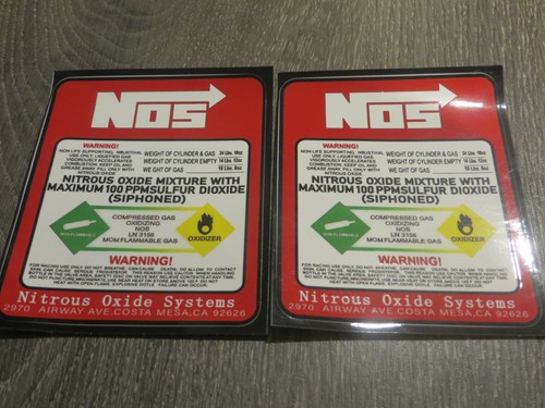 Nos stickers vinyl - nos,