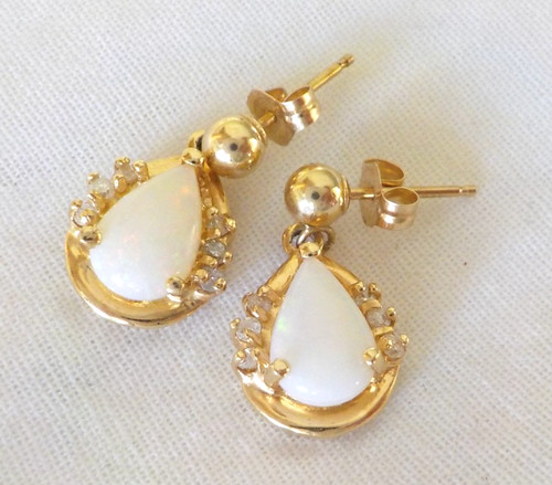 14k yellow gold drop - 14k, precious