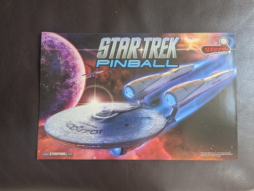 Star trek pinball - pinball, flyer