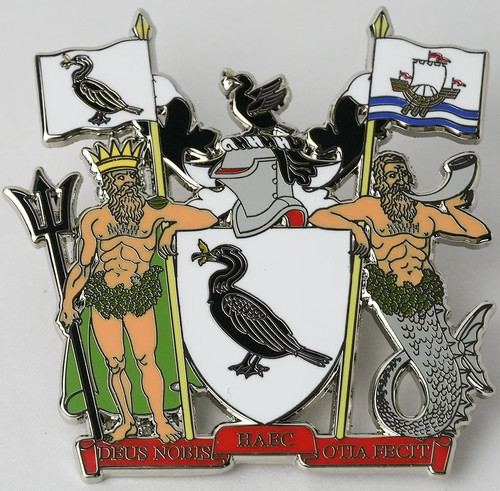 Town and city - and, badges