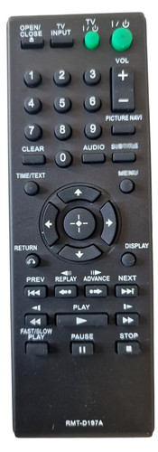 Rmt d197a replacement remote - rmt-d197a,