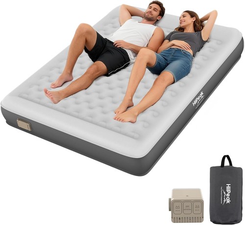 Double inflatable air bed with - inflatable,