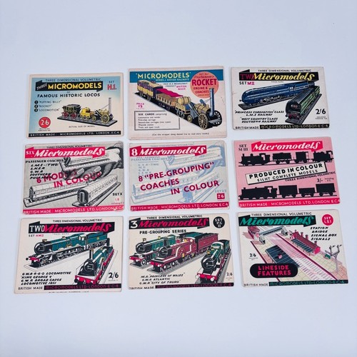 Micromodels card vintage - card, x9