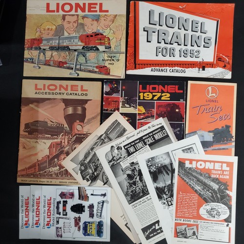 Lionel trains vintage catalog - lionel,