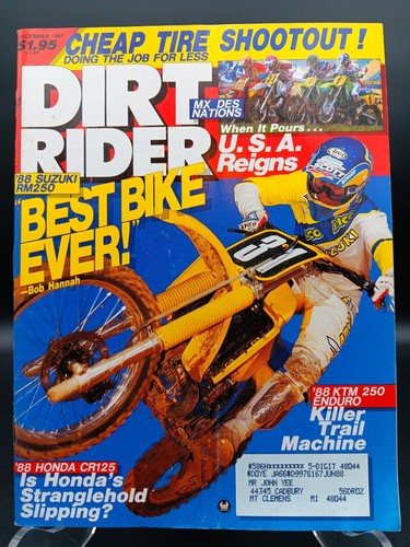 Dirt rider december 1987 - rider,