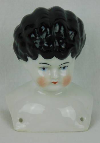 Antique china doll head - doll, 2.5"
