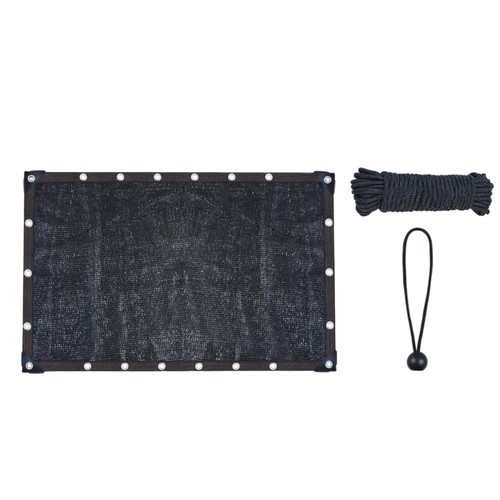 Black privacy windbreak - black,