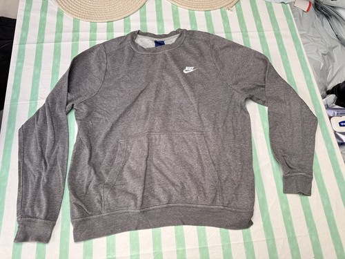 Nike grey crewneck sweatshirt - crewneck,