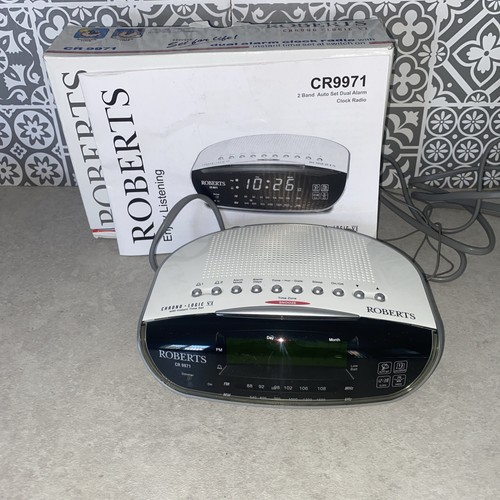 Roberts cr9971 alarm - cr9971, clock